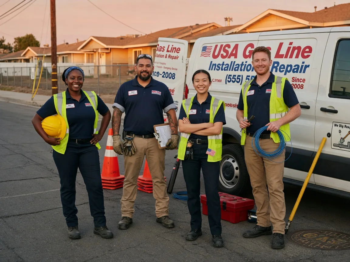 Gas Line Installation company in St John, KS